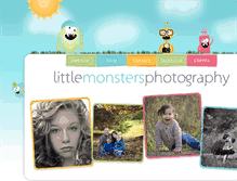 Tablet Screenshot of littlemonstersphotography.com
